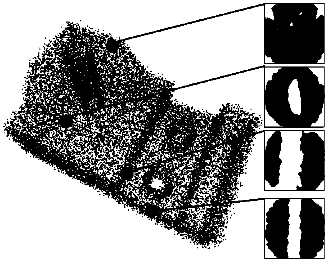 Aviation part point cloud denoising method based on deep learning