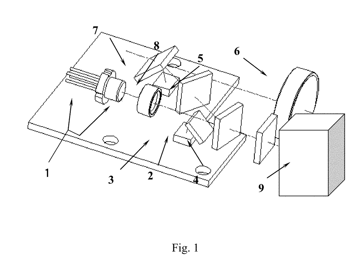 Calibration method based on dual-transmitting dual-receiving phase measurement and distance-measuring device thereof