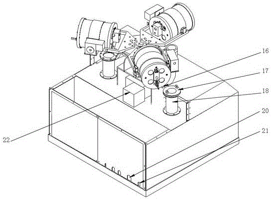 Tail end quenching experiment device