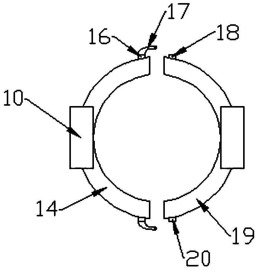 Safety protection type training device for chin up