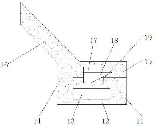 Fabricated building curtain wall mounting structure