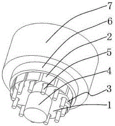 Microchannel structure cable used for electric power or communication