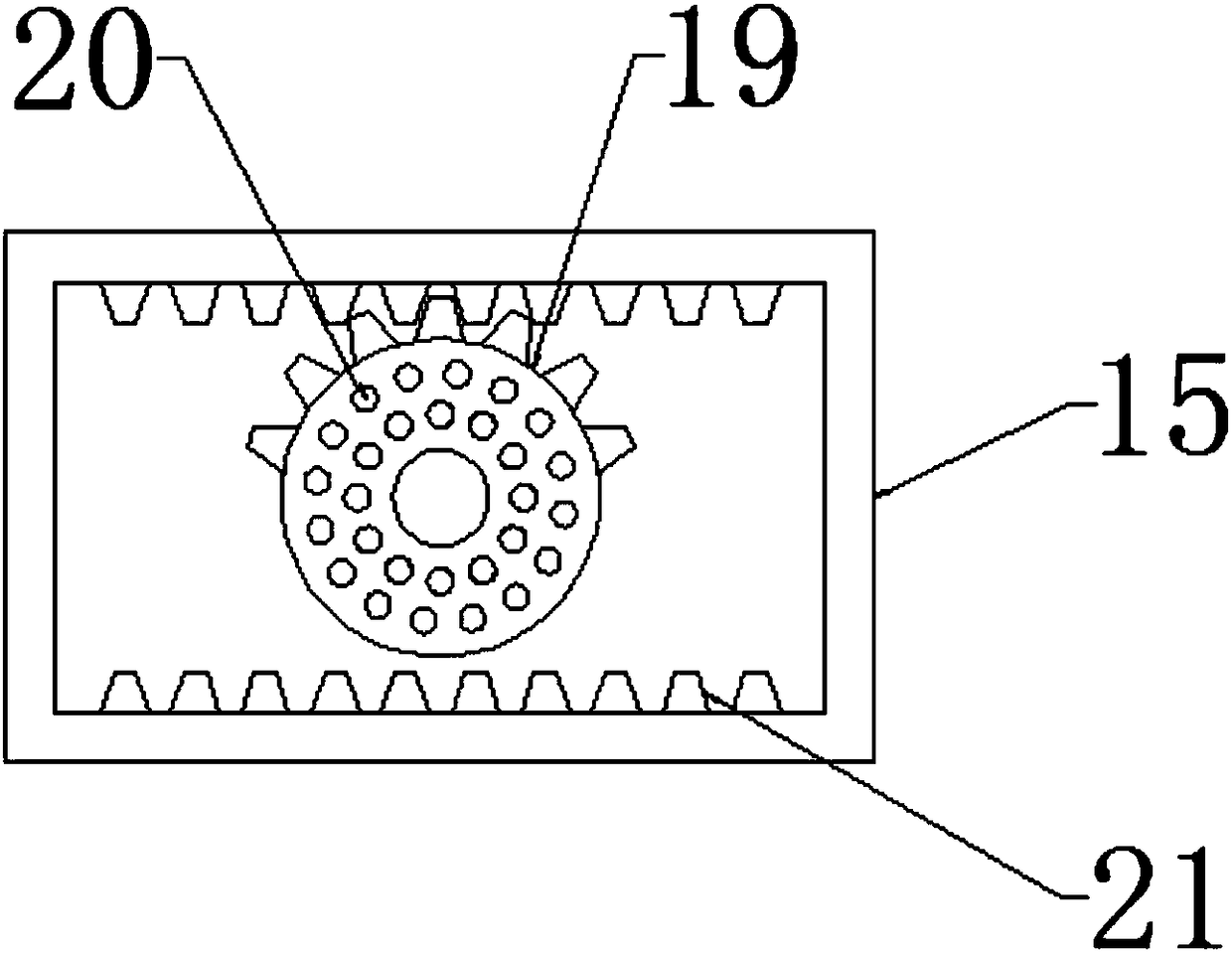 Cyclone-type tea leaf drying equipment