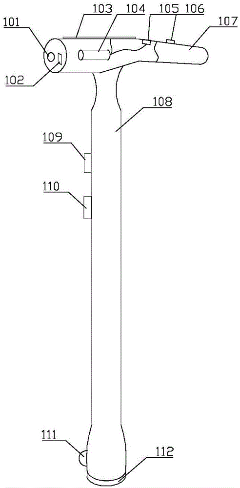 Intelligent guiding system special for blind person