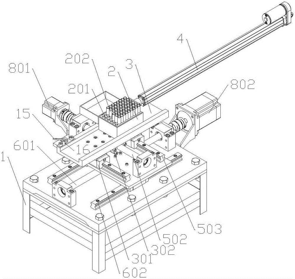 Box packing system of liquid transfer gun head