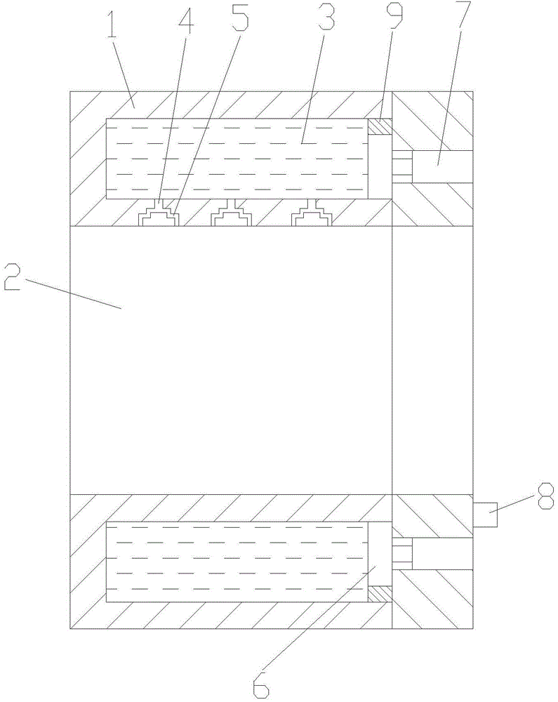 Automatic oil outlet nut