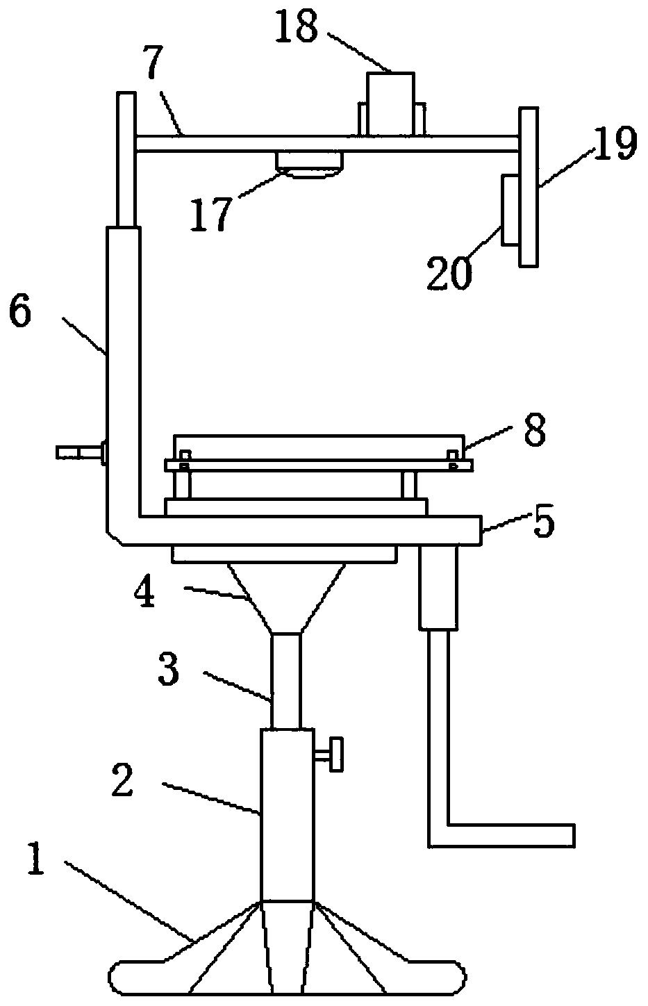 Blood drawing auxiliary device for medical pediatrics