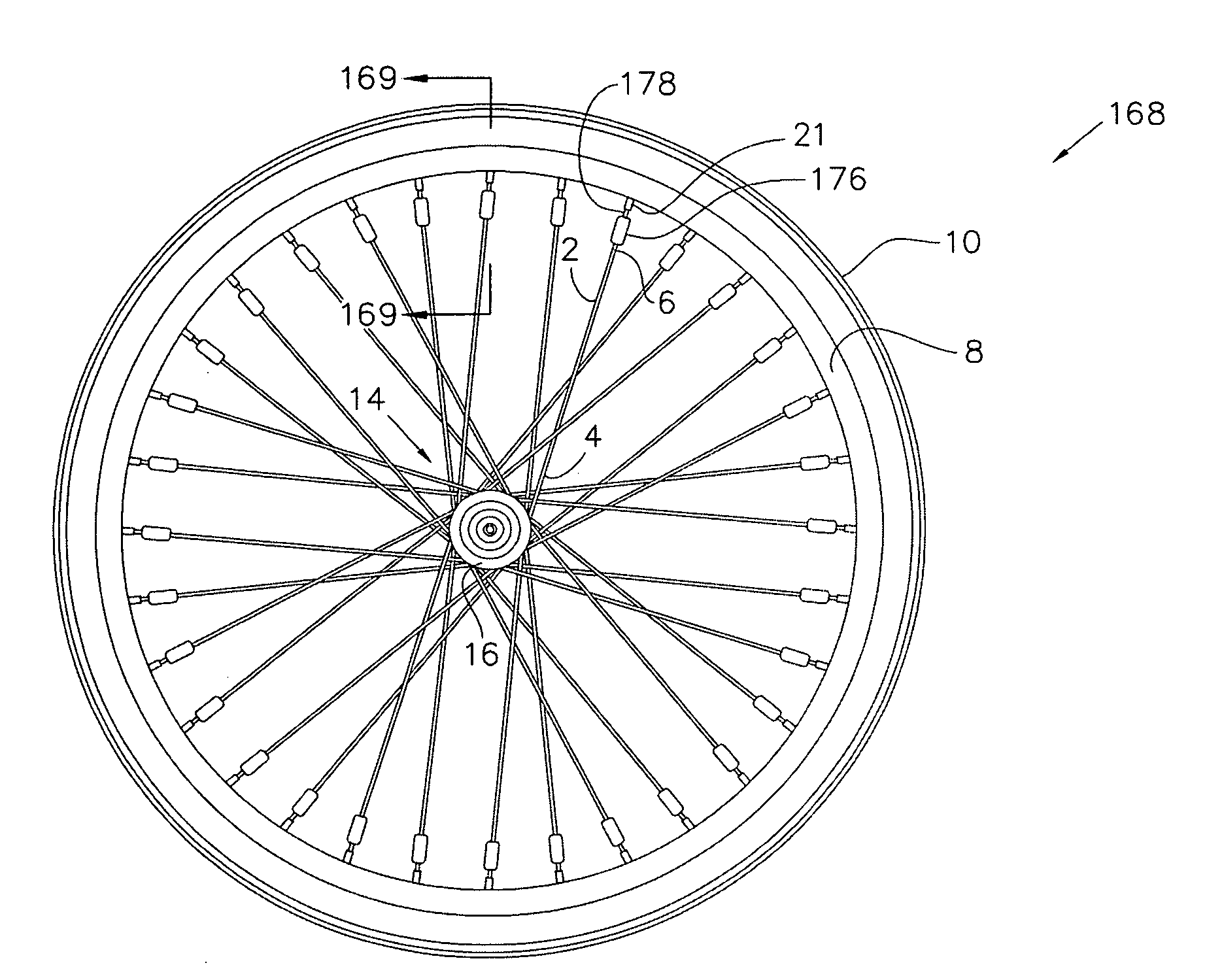 Vehicle wheel spoke connection