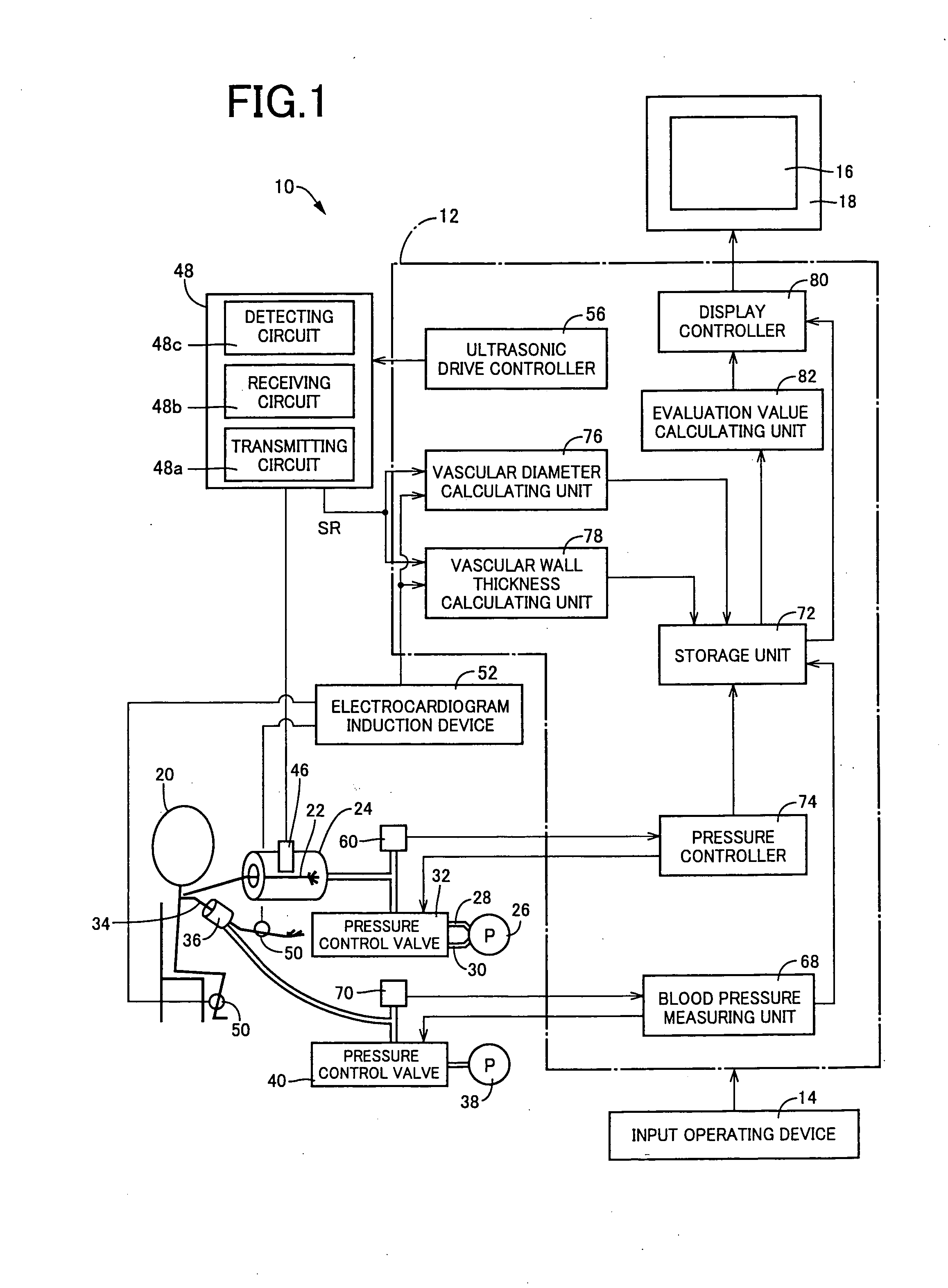 Biological luminal body evaluating apparatus