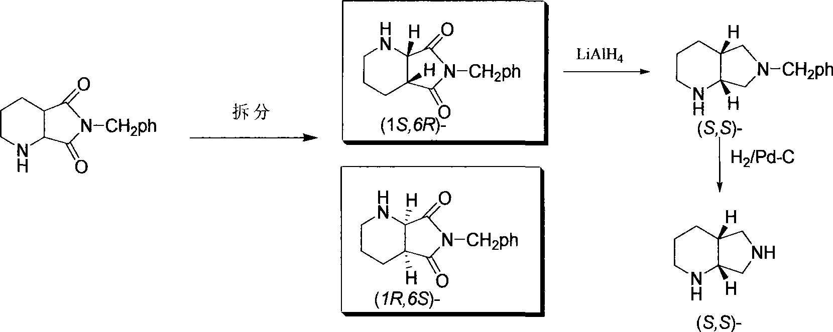 Process for producing racemic cis-8-benzyl-7, 9-dioxo-2, 8-diazabicyclo [4.3.0] nonyl hydride