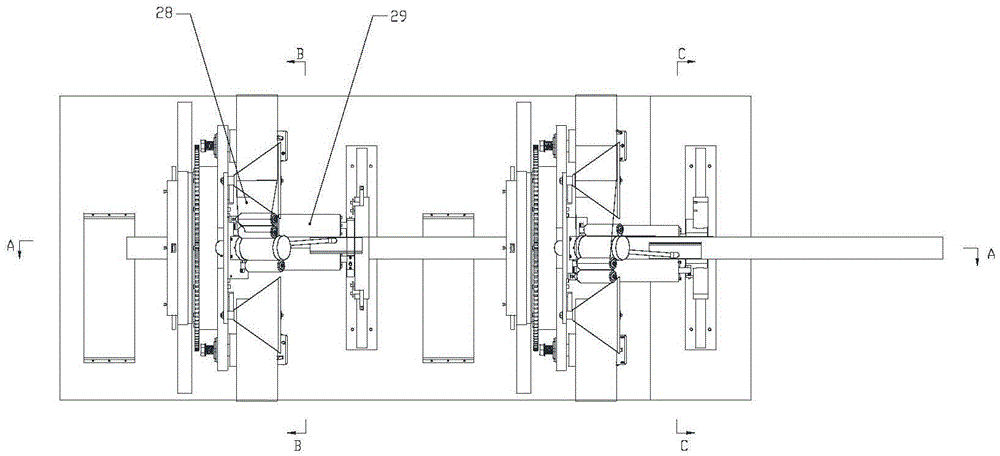 Whole combination type enhanced thermoplastic pipe composite tape winder and winding method thereof