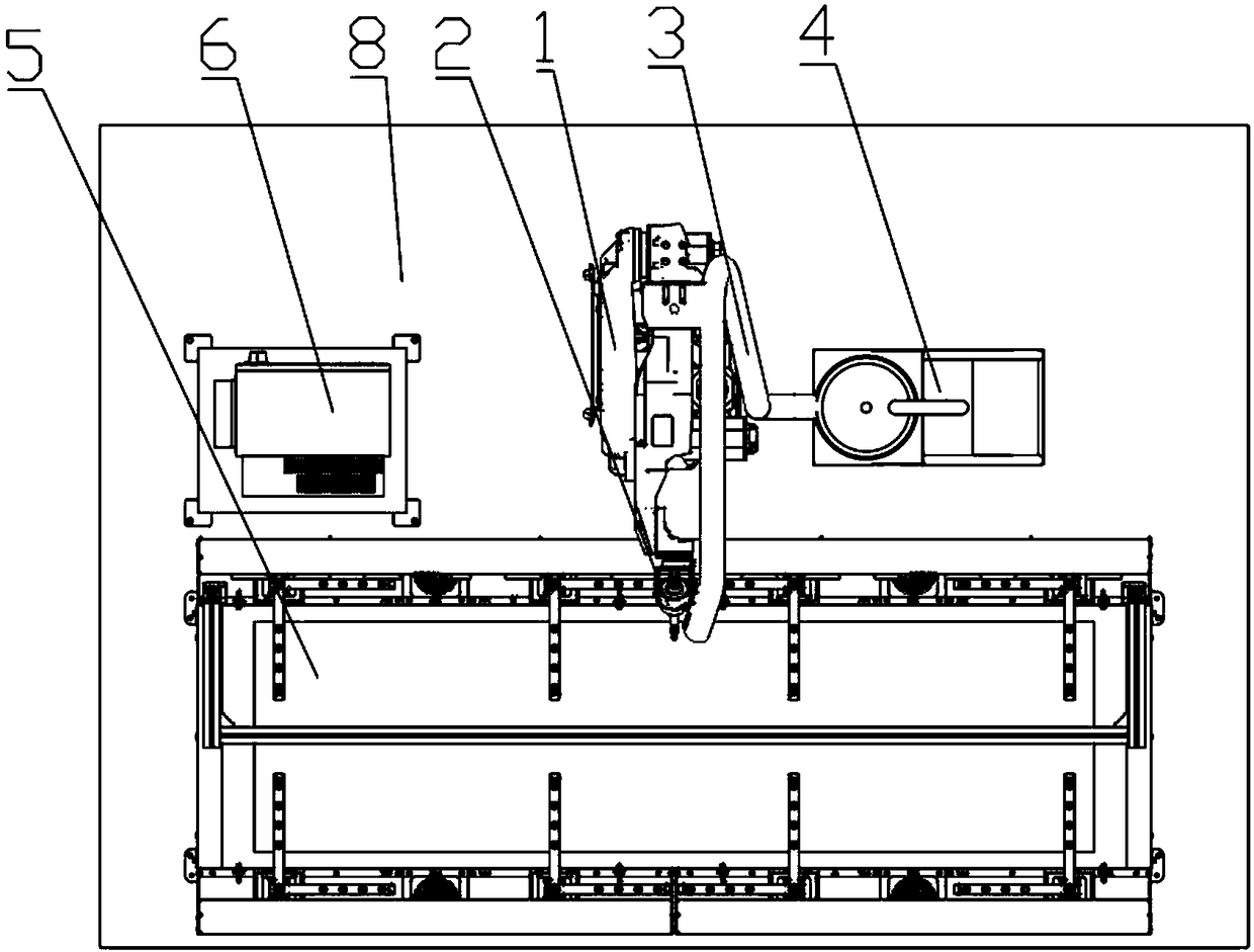 Wood veneer flaw visual identification and automatic polishing workstation