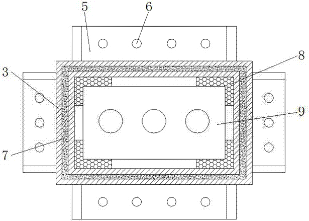 Dustproof and waterproof battery incubator inside electric vehicle