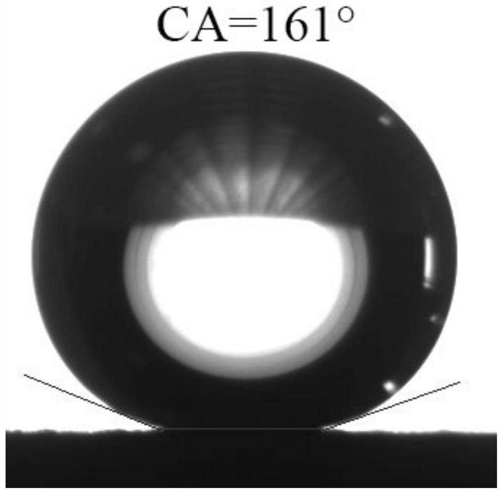 A kind of magnesium alloy superhydrophobic coating and its preparation method and application