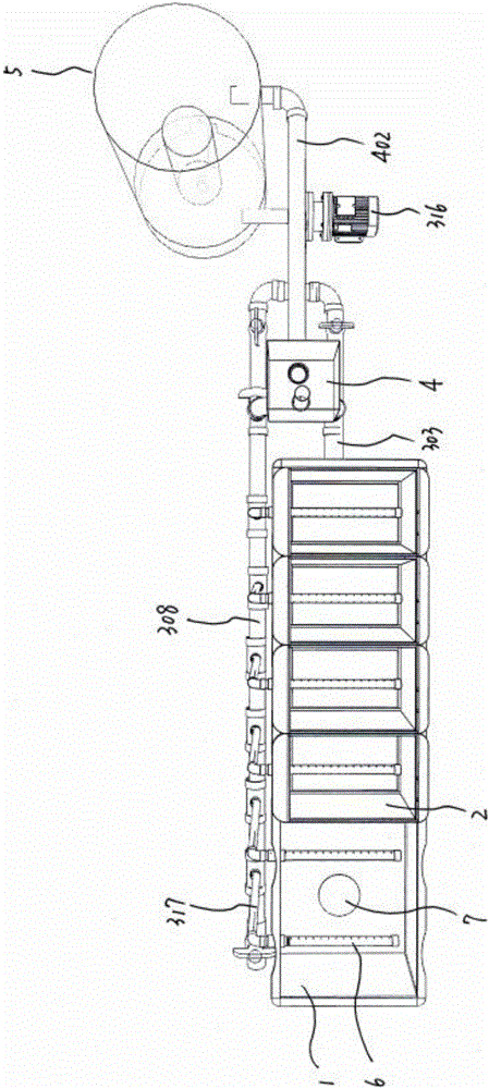 Rising and falling flow culture facility suitable for juvenile mollusk culture