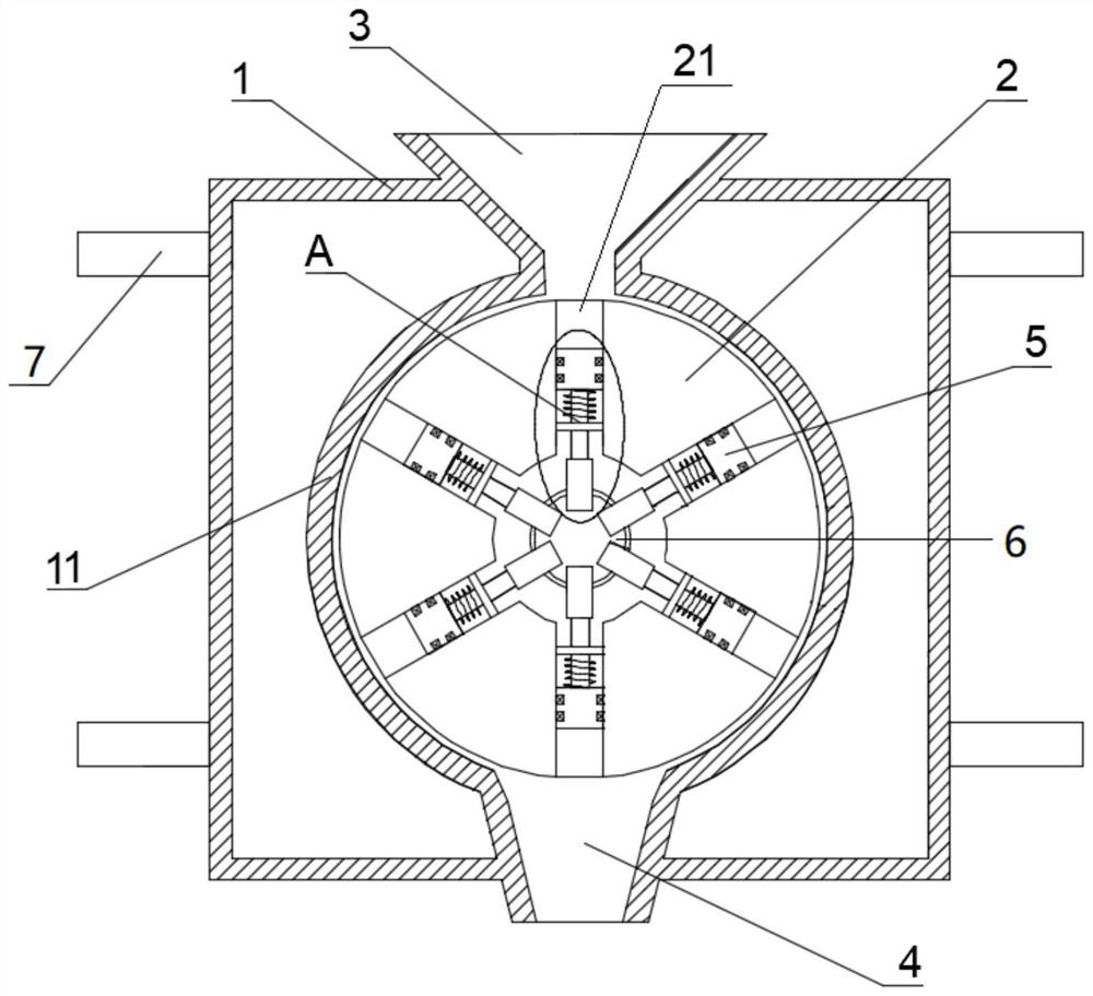 Agricultural chemical fertilizer quantitative conveying device