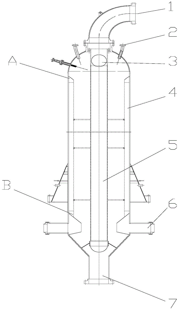 Reforming reactor fan-shaped barrels capable of reducing catalyst leakage