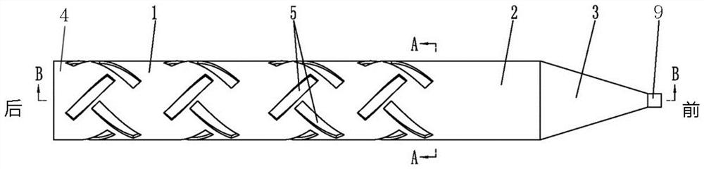 Leaky circularly polarized waveguide