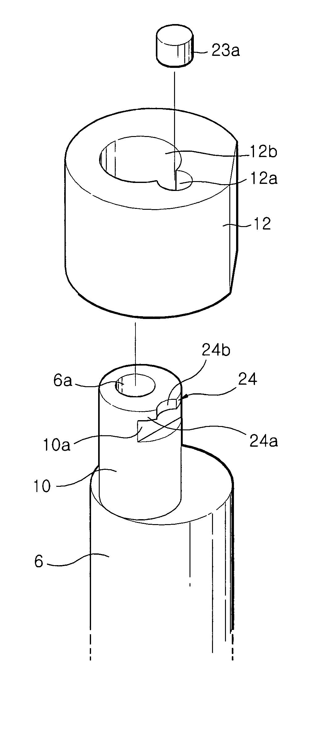 Eccentric coupling device in radial compliance scroll compressor