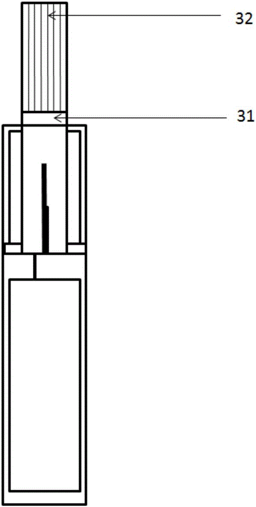 Cigarette filter stick with function of reducing main stream smoke temperature of cigarette