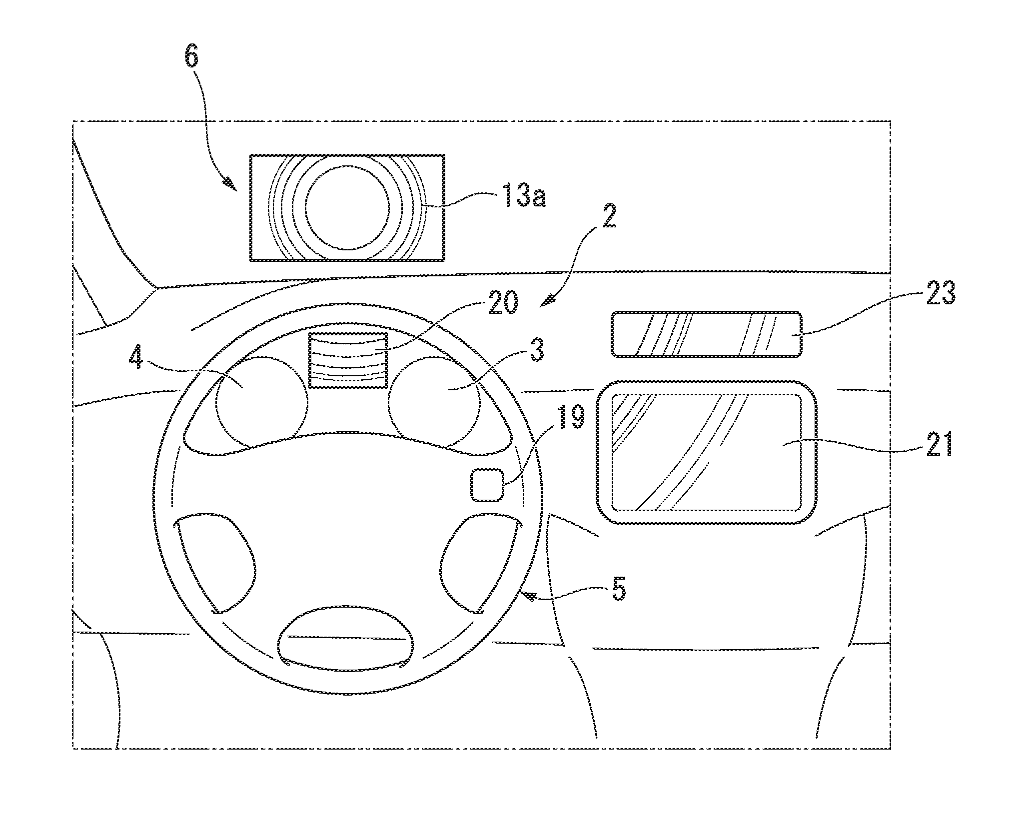 Display device for vehicle