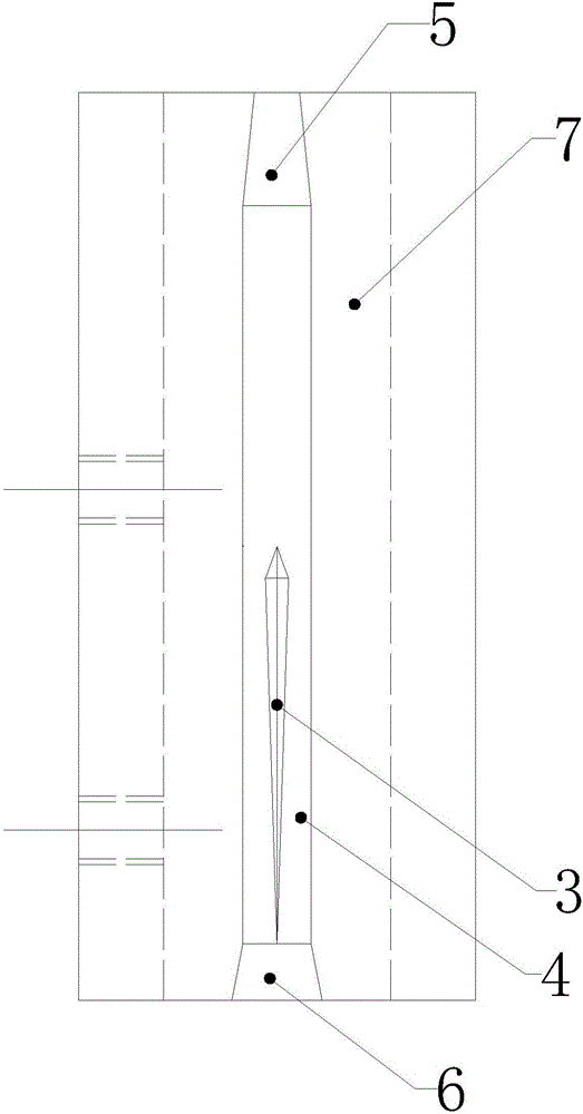 Zipper type edge sealing mold