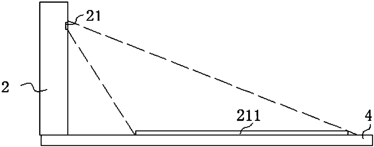 Laser projection keyboard and implementation method thereof