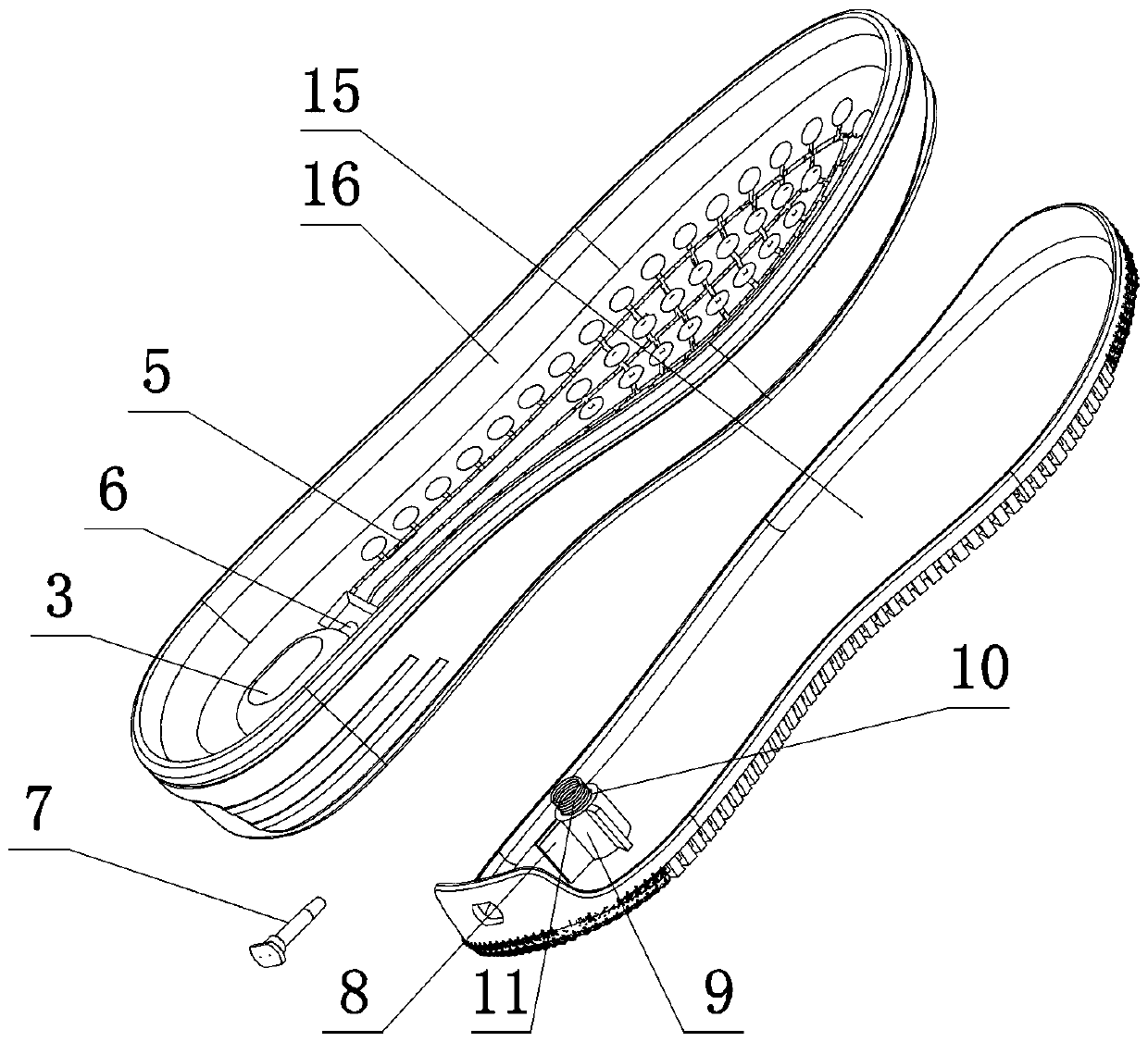 Aerodynamic cushioning breathing shoes