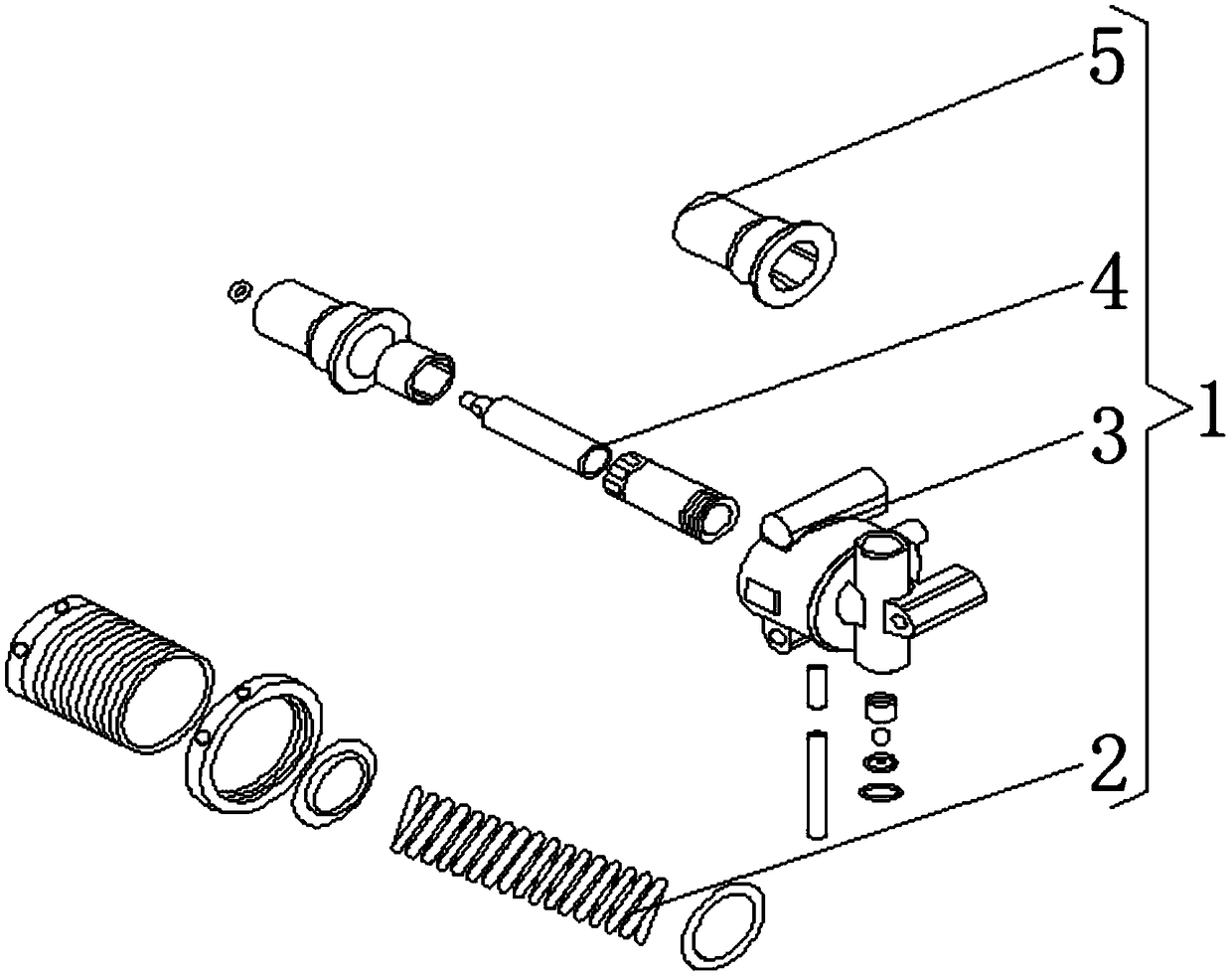 Sectional beaming and slashing combined production equipment