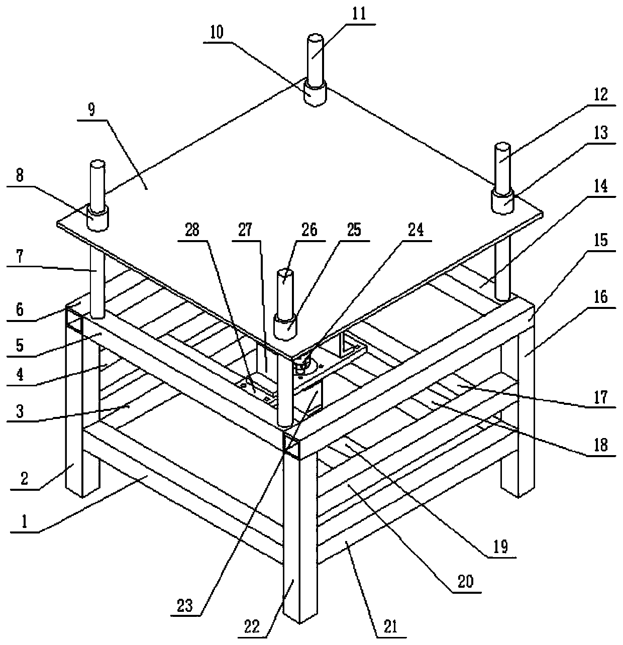 Diamond cutting blade experiment device