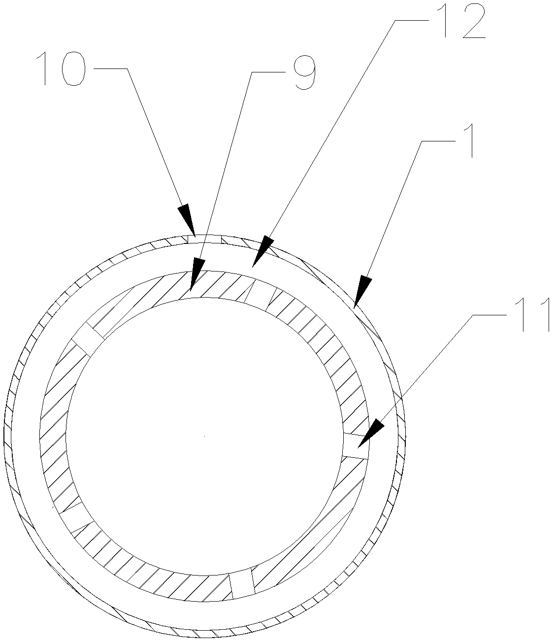 Gas supplementing device and ash removing system comprising same