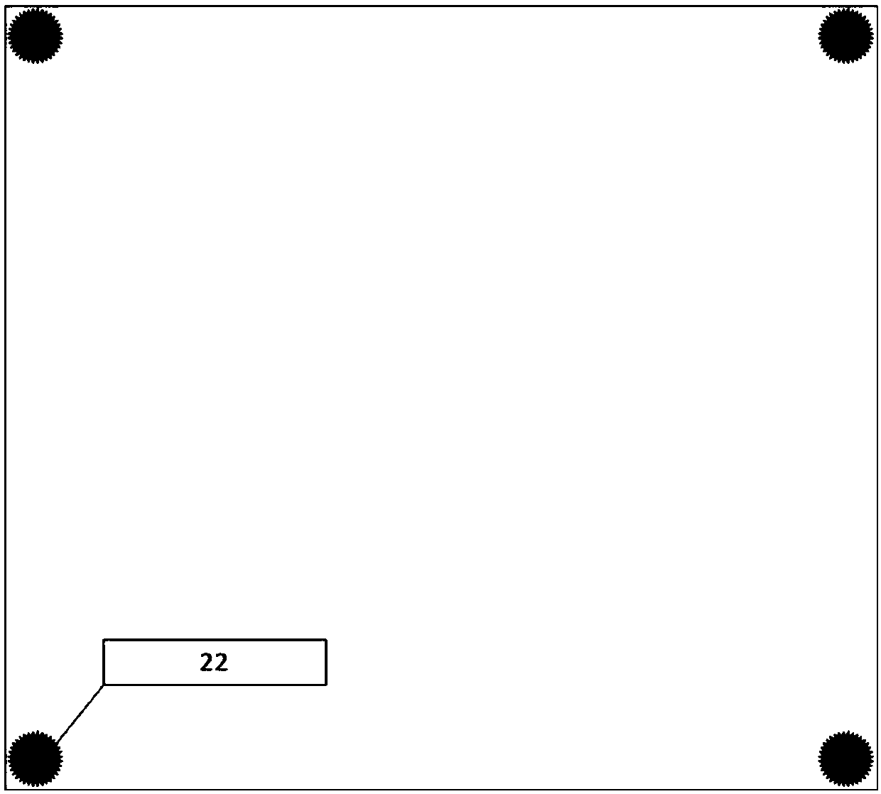 Radiotherapy dose measurement system based on fluorescent film and optical fiber probe