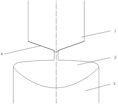 Czochralski zone melting gas doping method for preparing zone-melted silicon single crystal