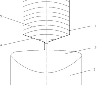 Czochralski zone melting gas doping method for preparing zone-melted silicon single crystal