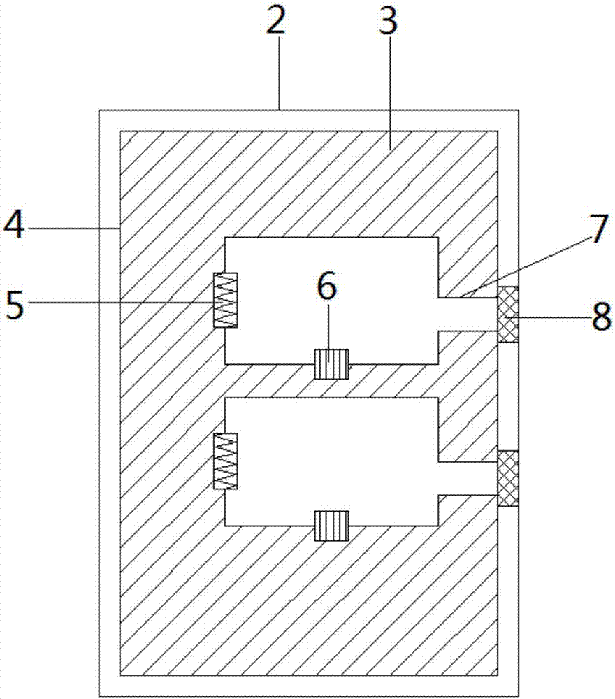 Outdoor multifunctional electric power cabinet for electric power engineering