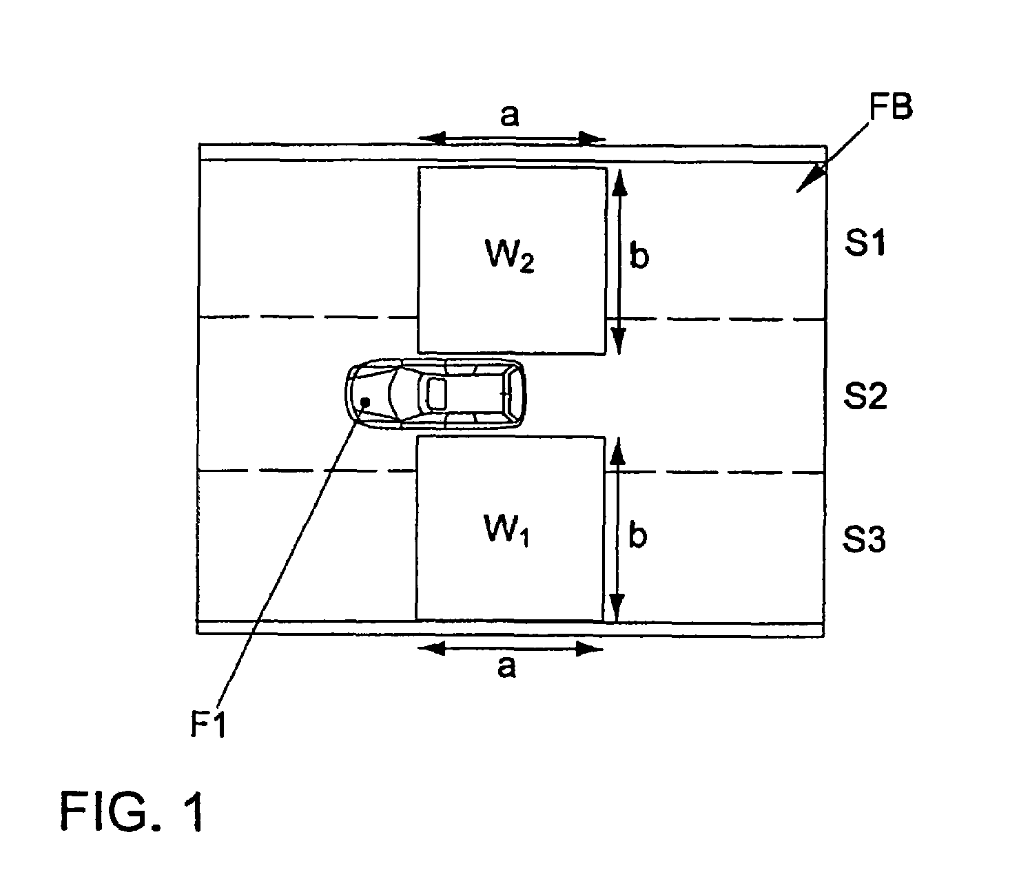 Method and device for monitoring blind spots of a motor vehicle