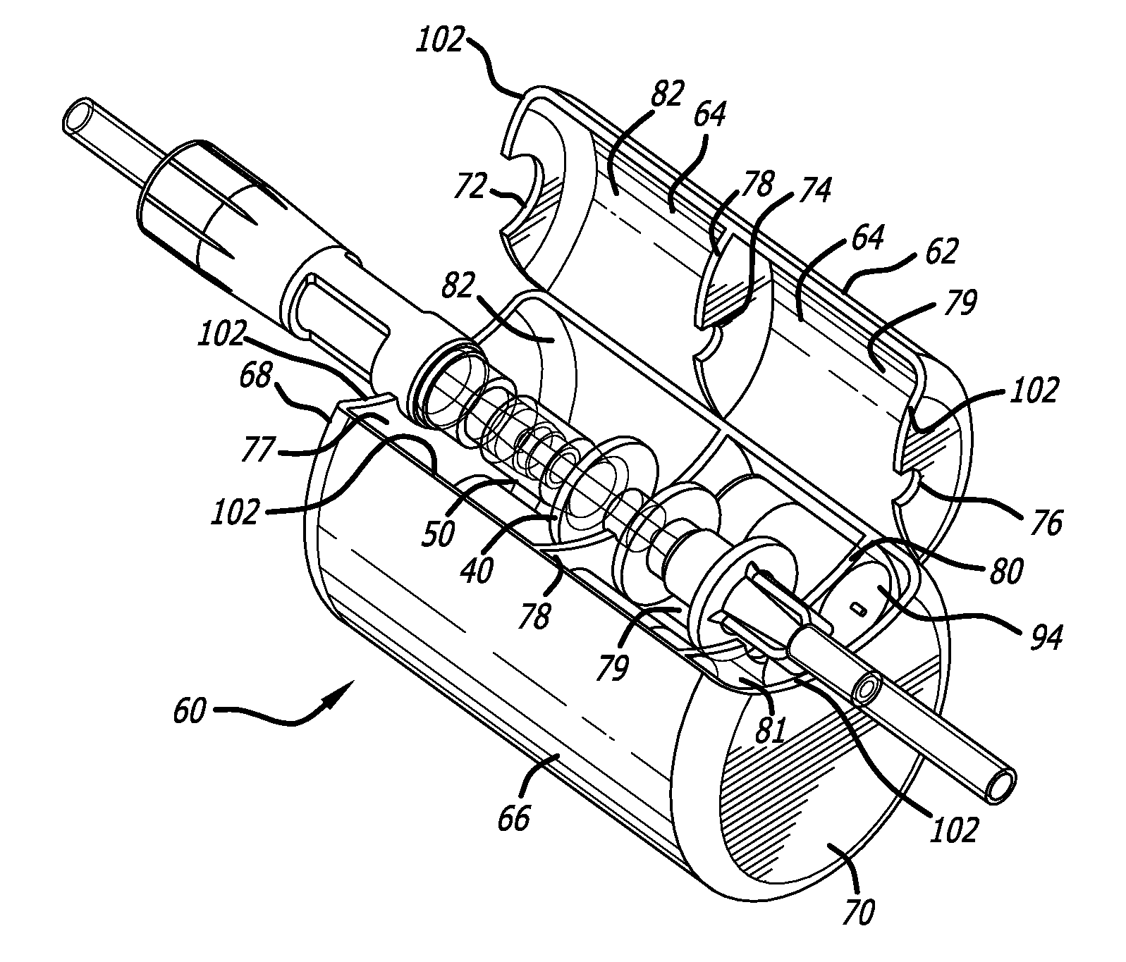 Apparatus for disinfecting or sterilizing a catheter and method of use