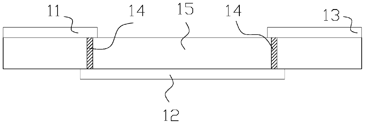 Microstrip transmission device and preparation method