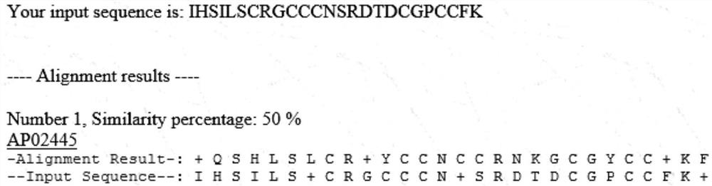 A polypeptide isolated from six line fish