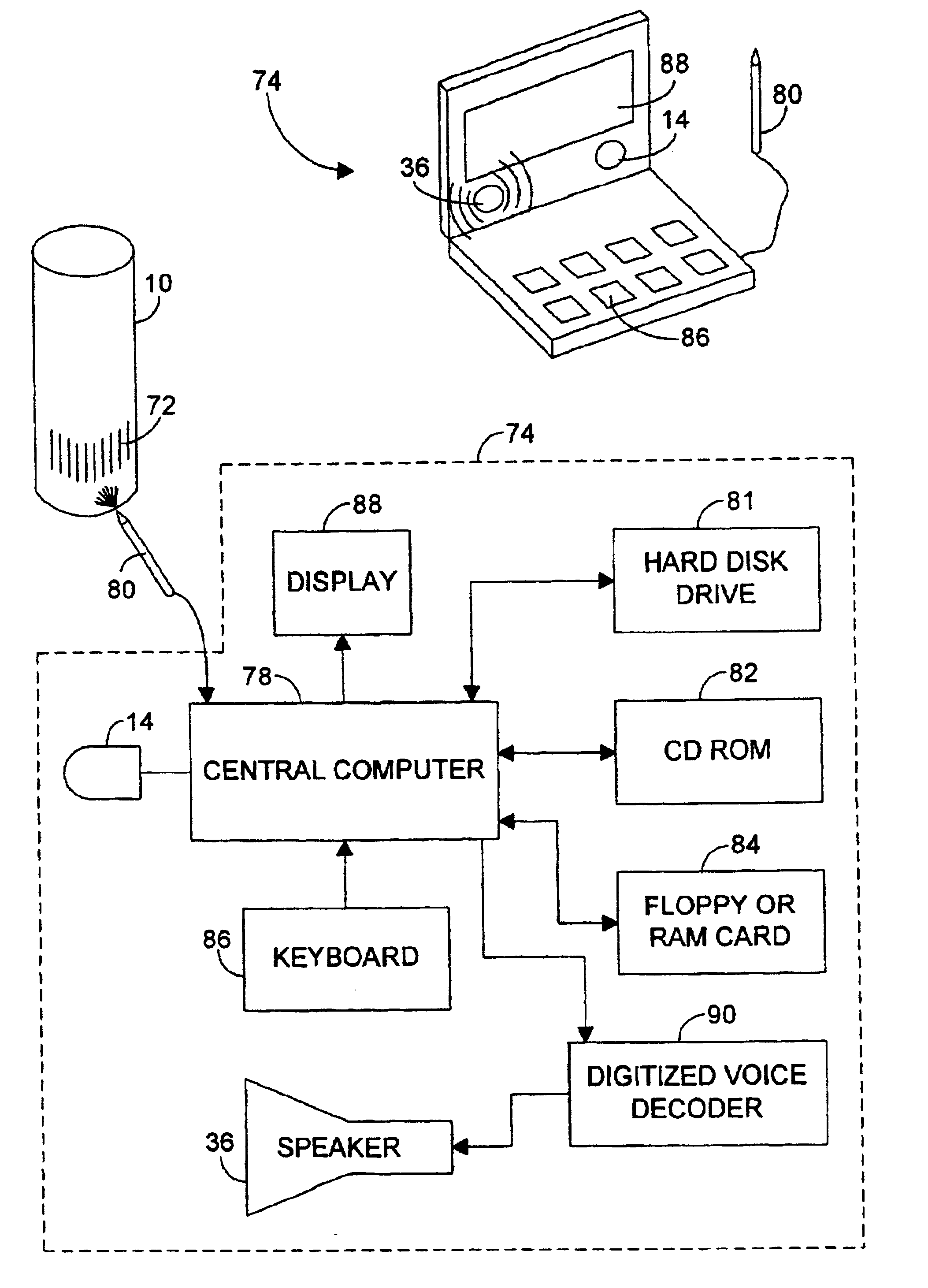 Apparatus, system and method for recording and/or retrieving audio information