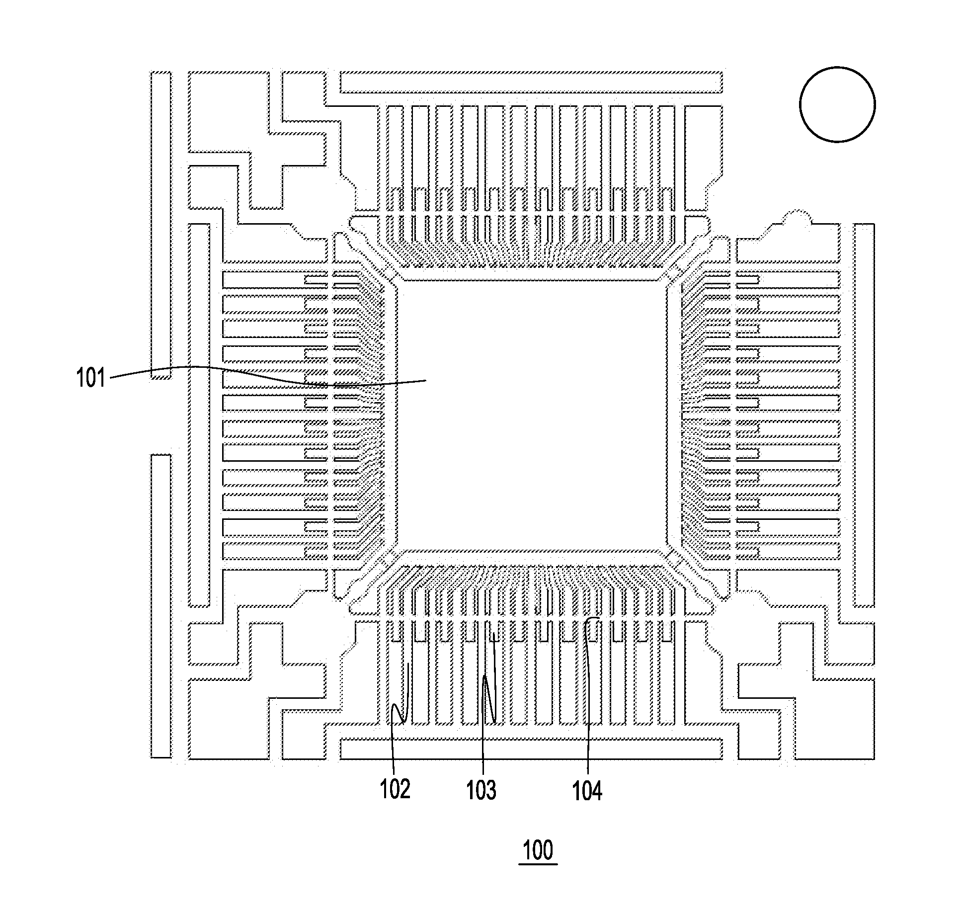 Semiconductor device with webbing between leads