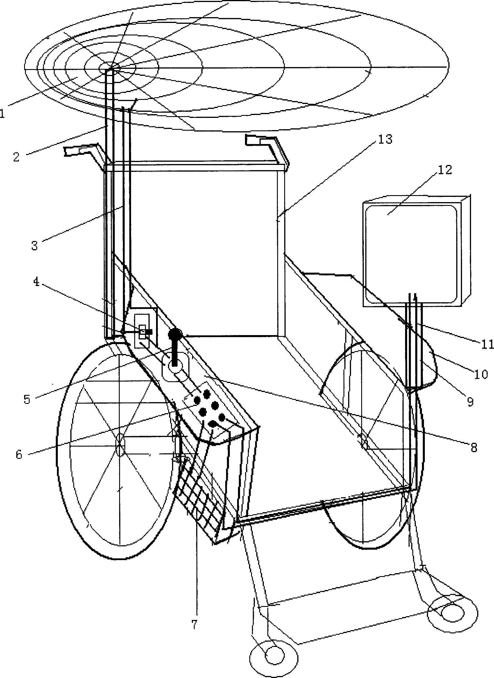 Novel wheelchair