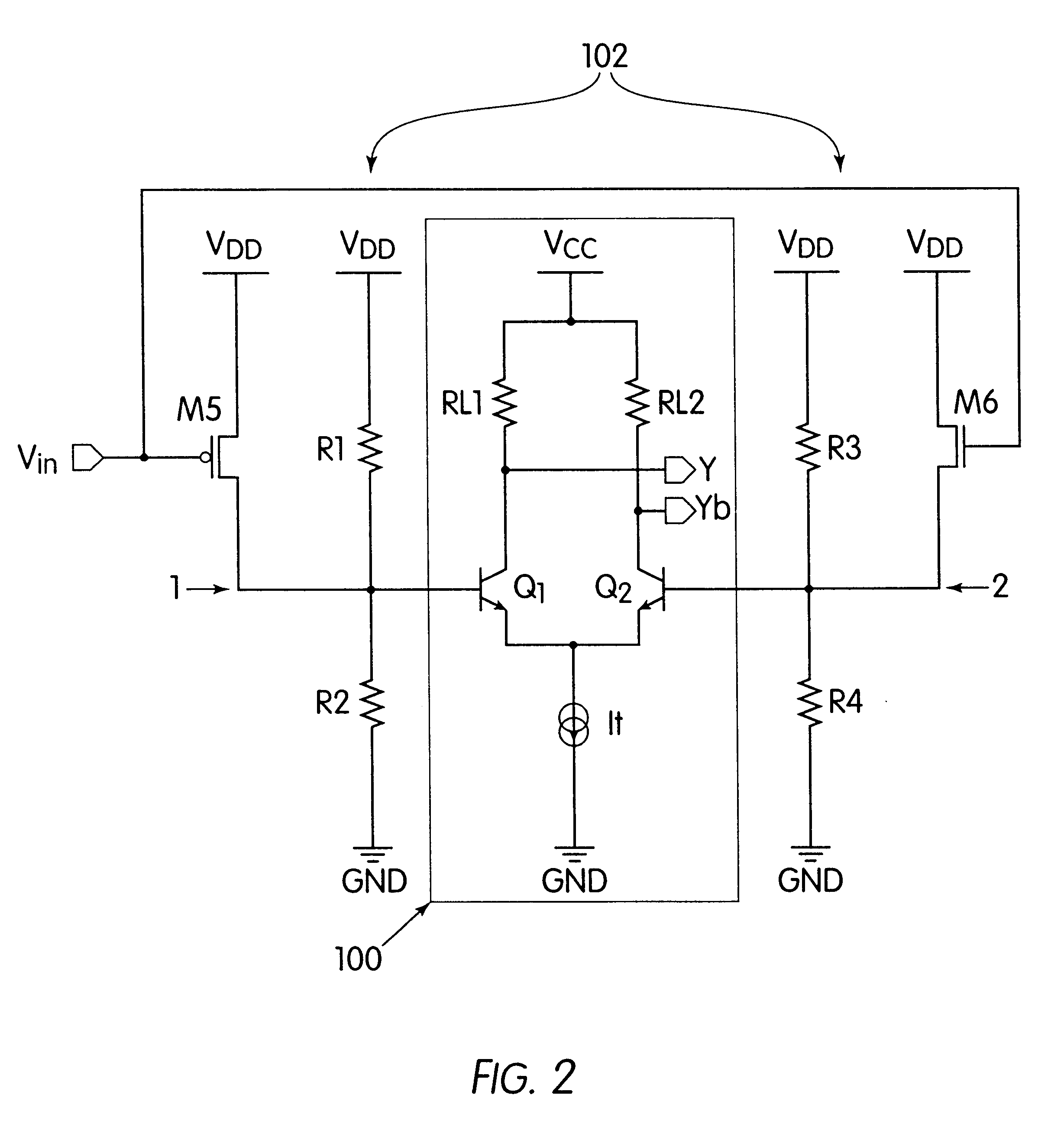 Differential-input circuit