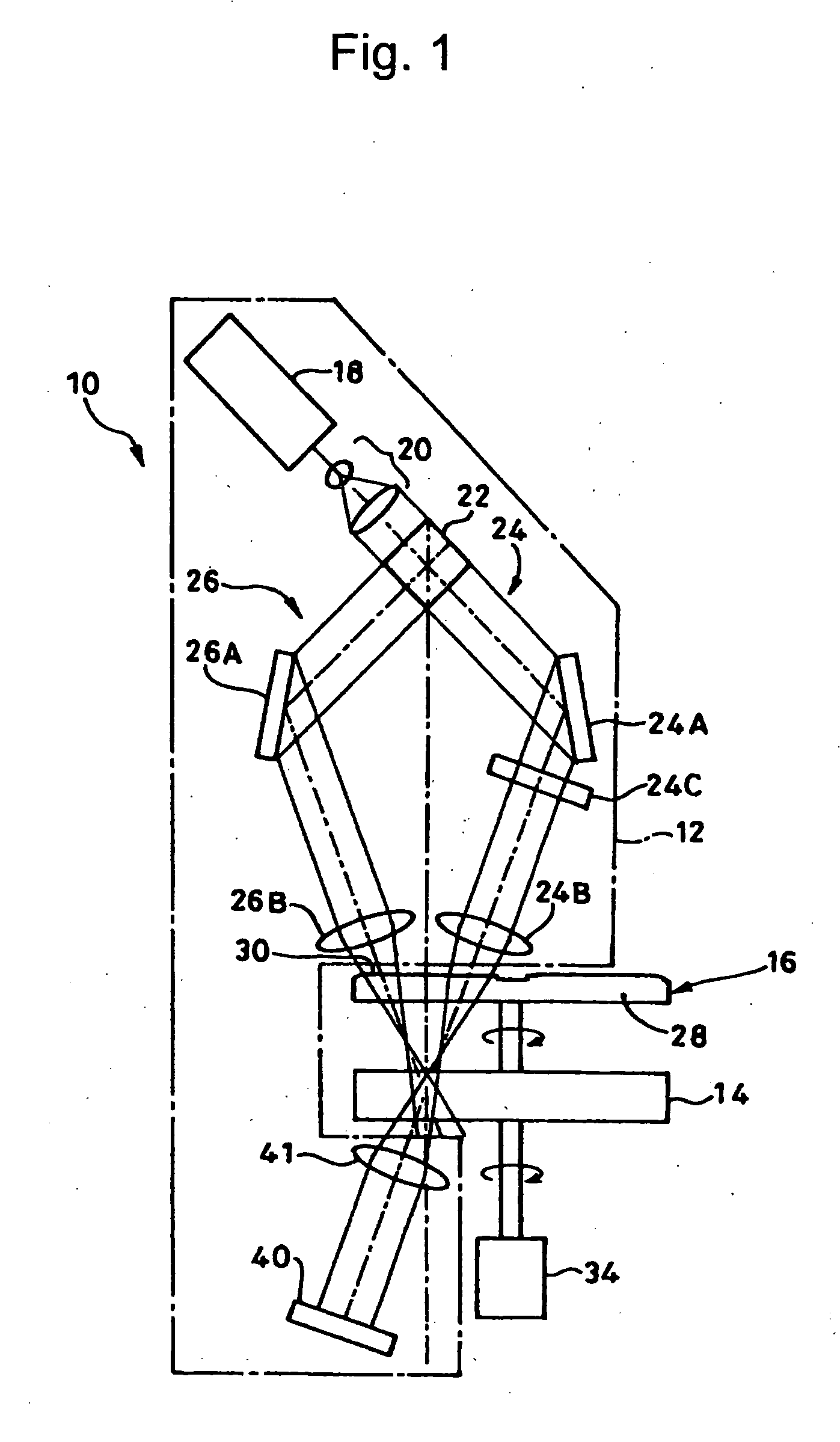 Holographic recording system and optical chopper