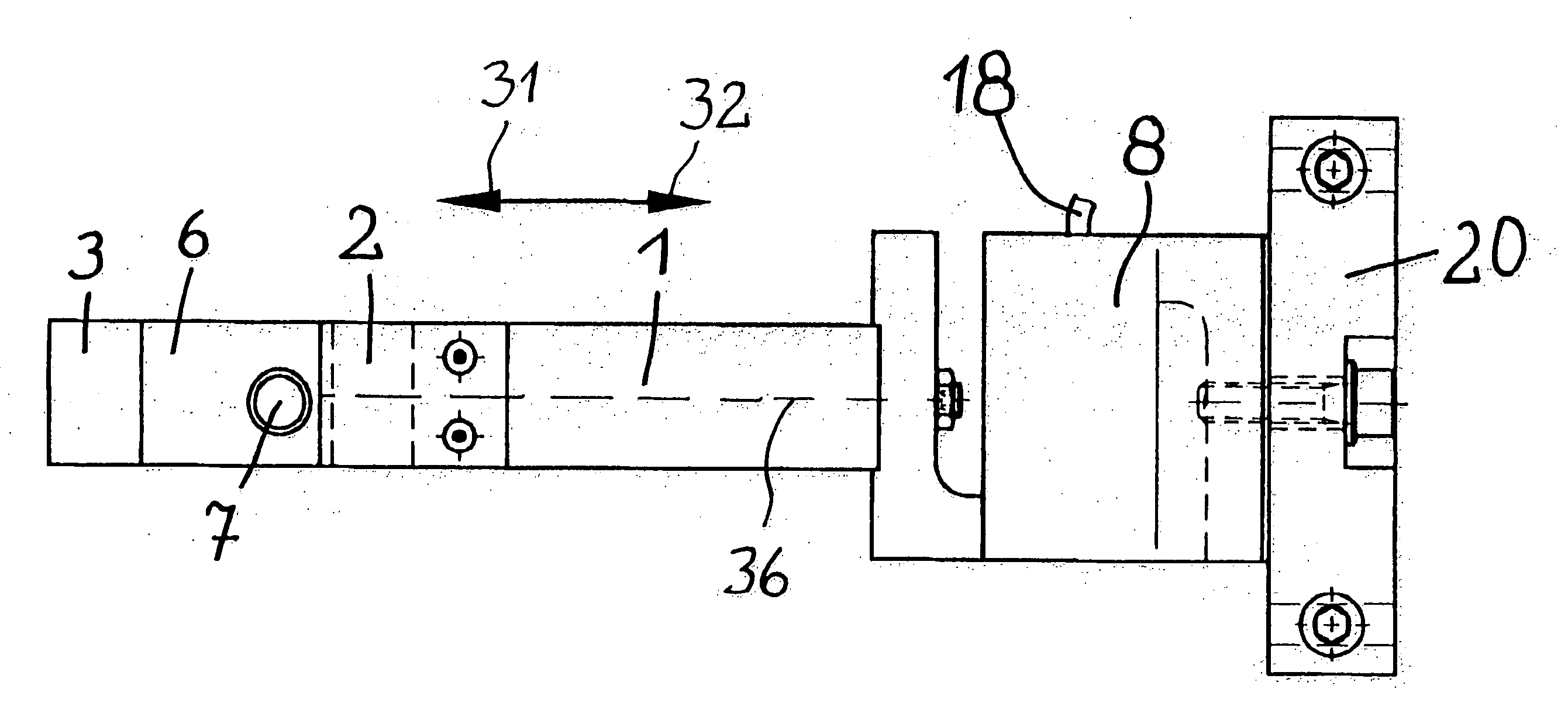 Method and device for the alignment and location of a sample such as tablets, pills or tablettes