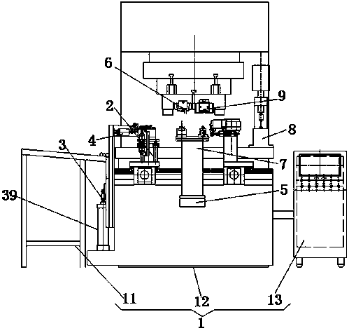 High-precision carrying mechanical arm numerical control machine tool and operation method thereof