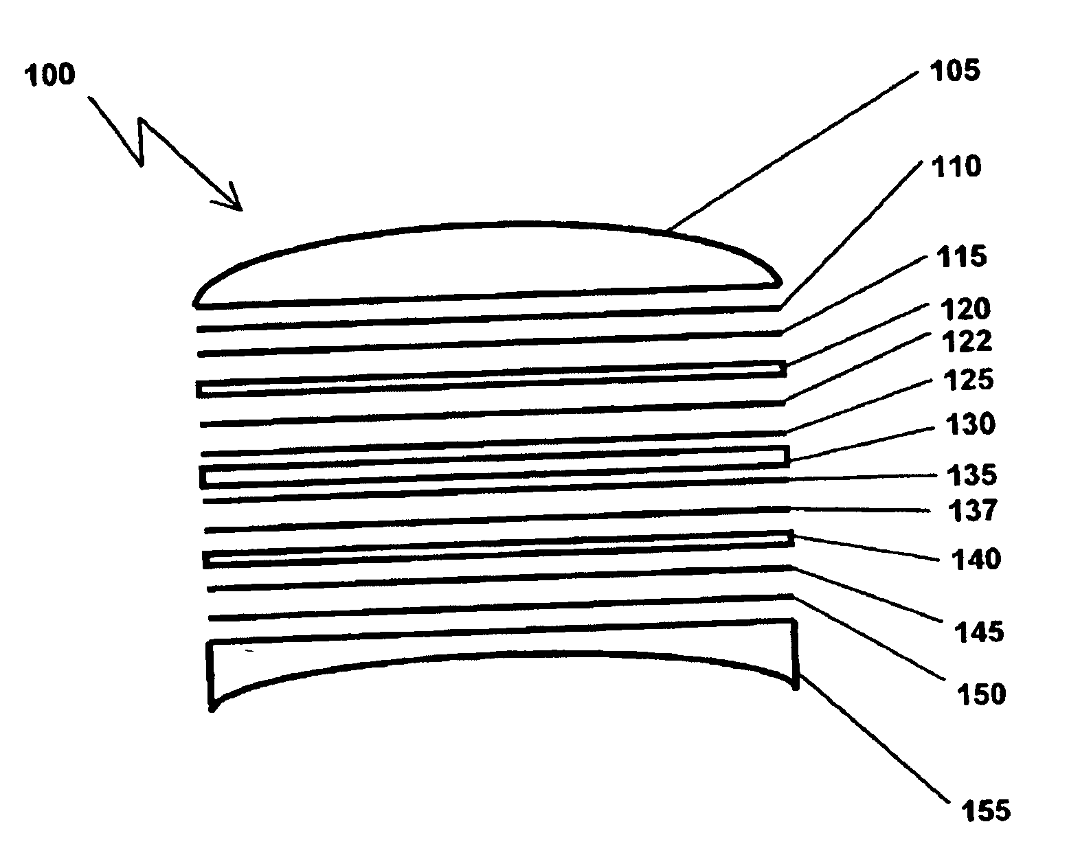 Hybrid electro-active lens