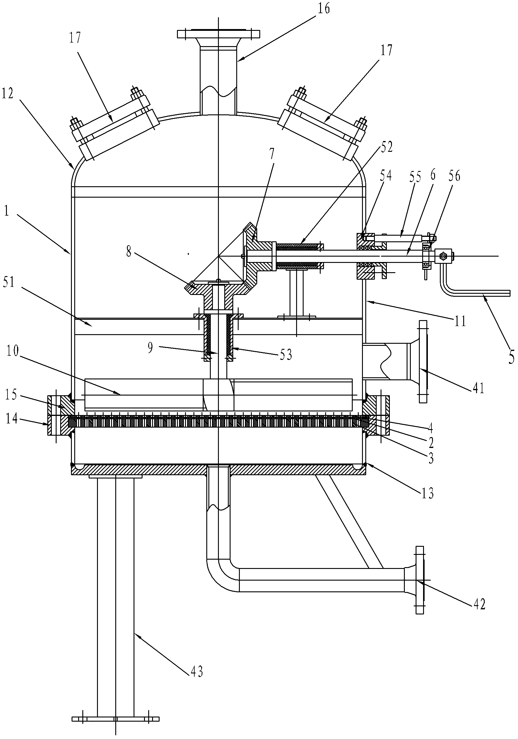 Sand-like strong alkali metal filtering washing system and washing process