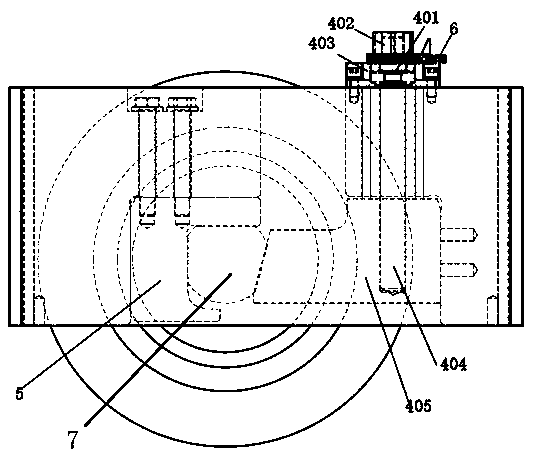 Portable hobbing cutter system and dismounting method thereof