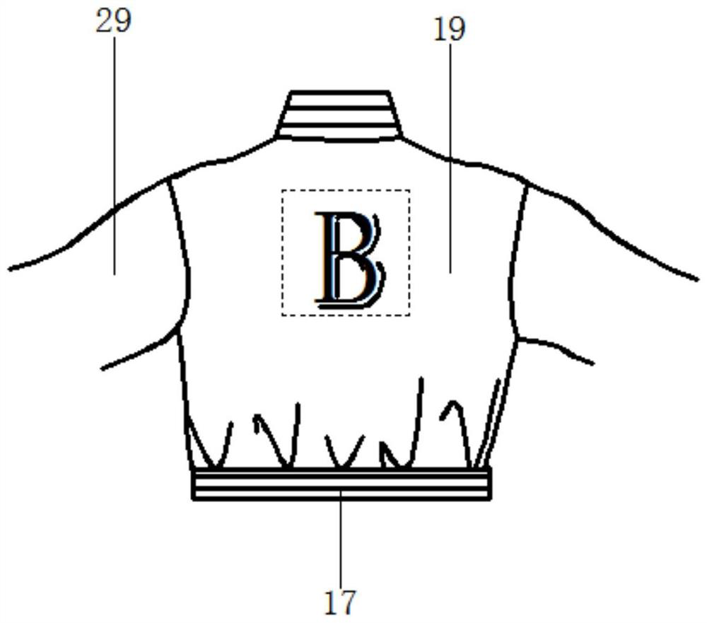 Rib stand collar jacket and tailoring method